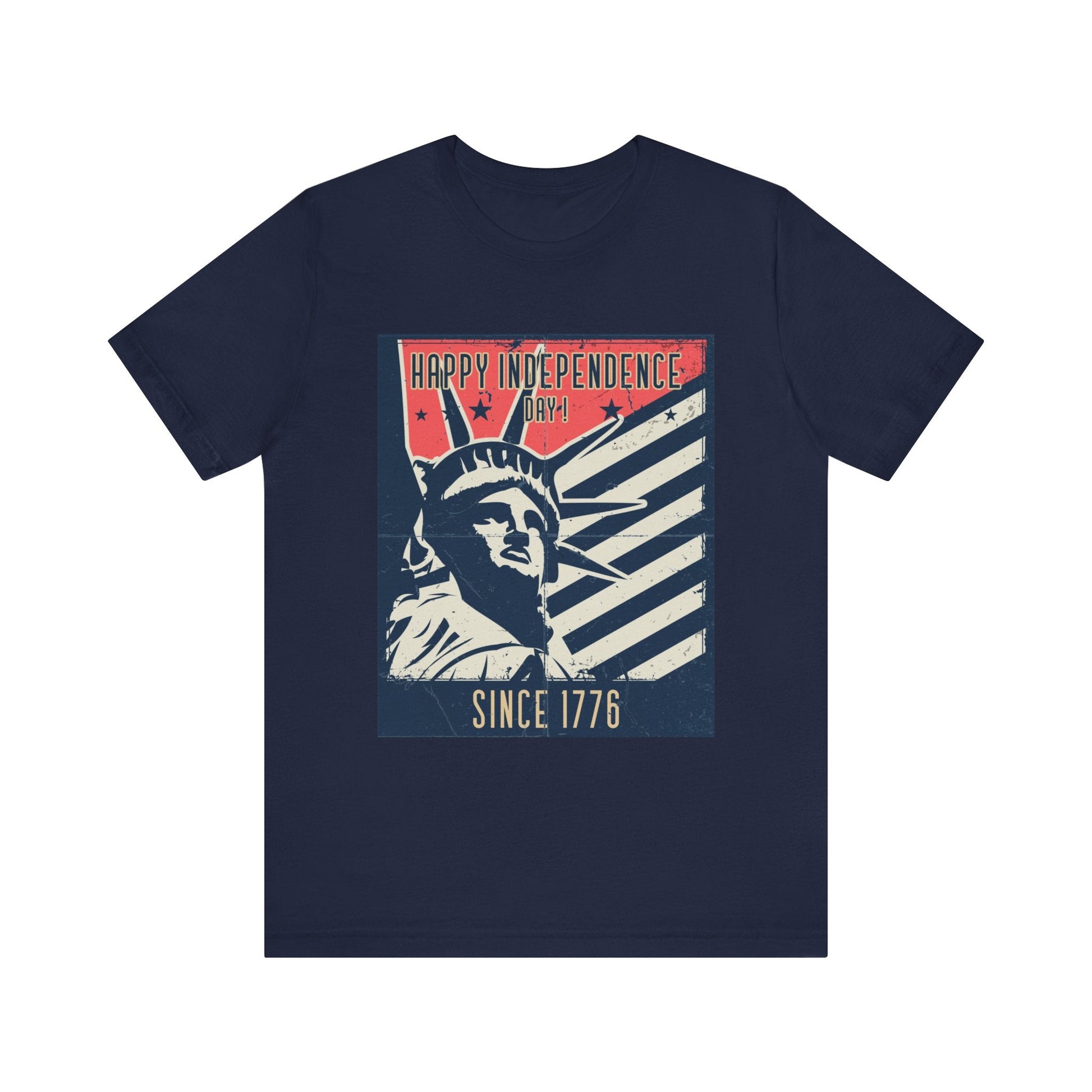 Lady Liberty 4th of July Unisex Jersey Short Sleeve Tee - Busy Bee Bazaar