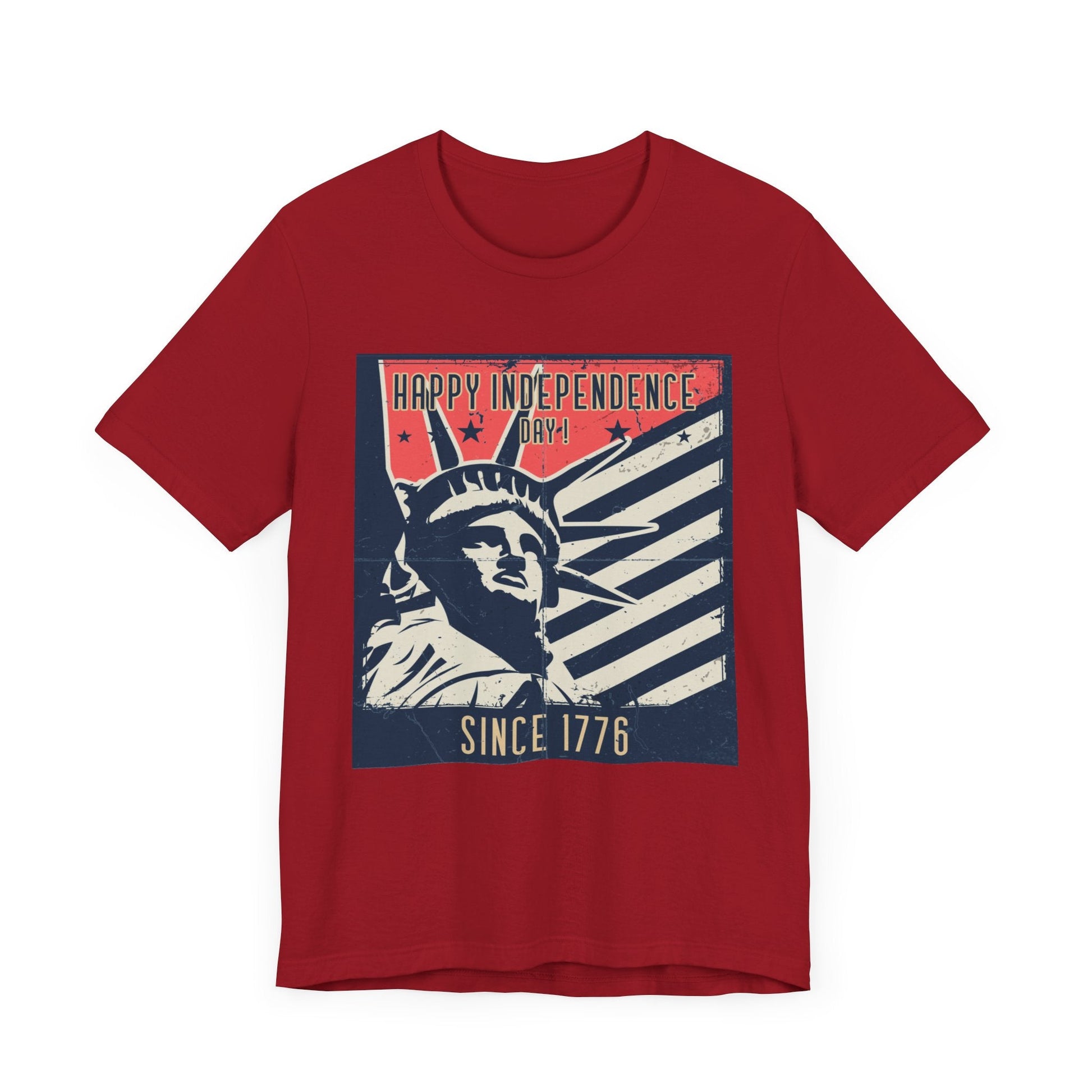 Lady Liberty 4th of July Unisex Jersey Short Sleeve Tee - Busy Bee Bazaar
