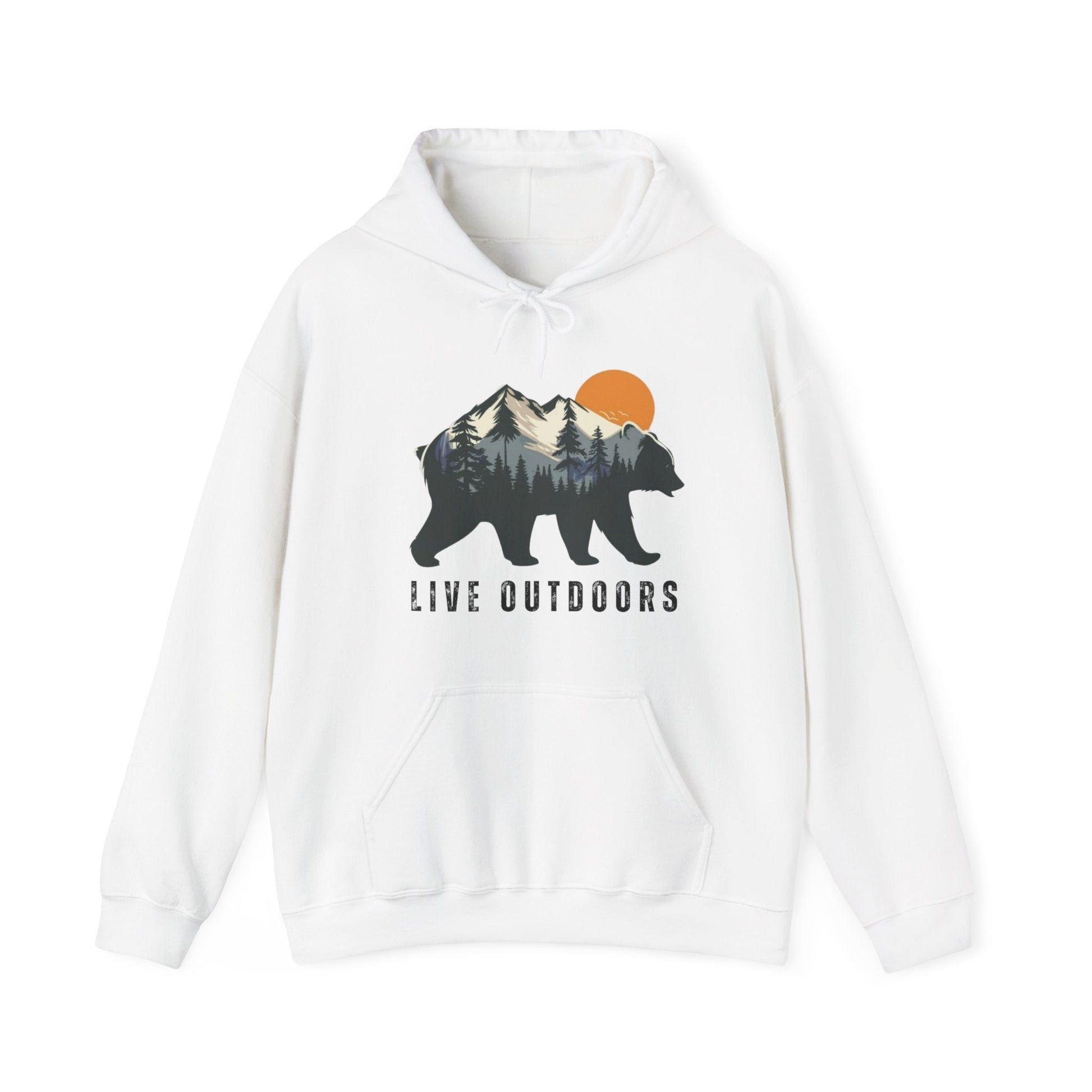 Live Outside Bear in the Mountains hoodie - Busy Bee Bazaar