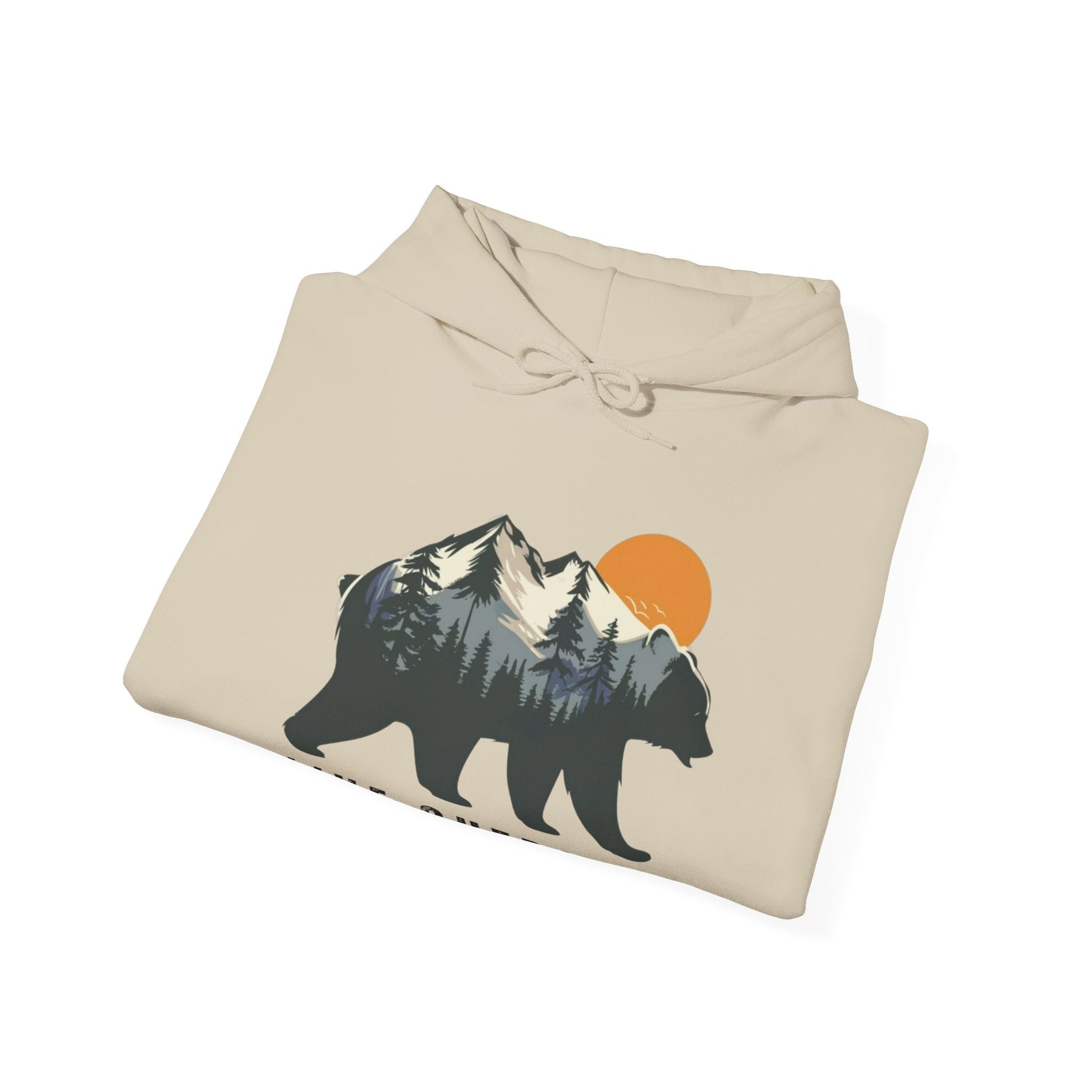 Live Outside Bear in the Mountains hoodie - Busy Bee Bazaar