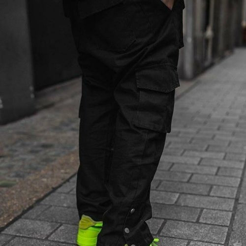 Multi-Pocket Casual cargos - Busy Bee Bazaar
