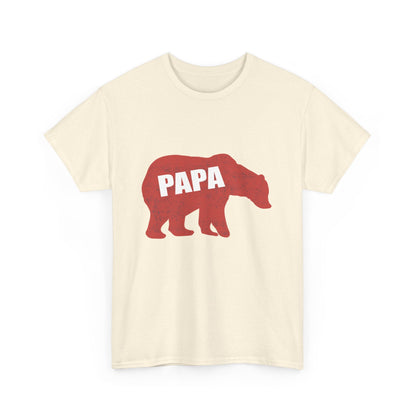 PAPA Bear Unisex Heavy Cotton Tee - Busy Bee Bazaar