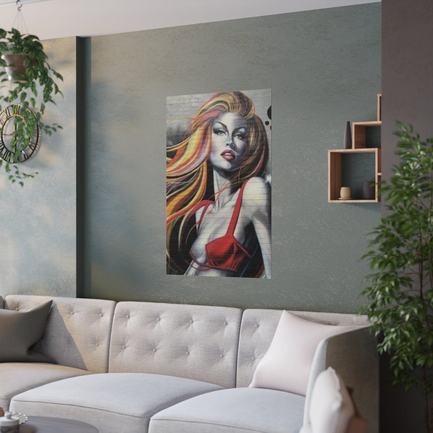 Sexy Blonde woman poster - Busy Bee Bazaar