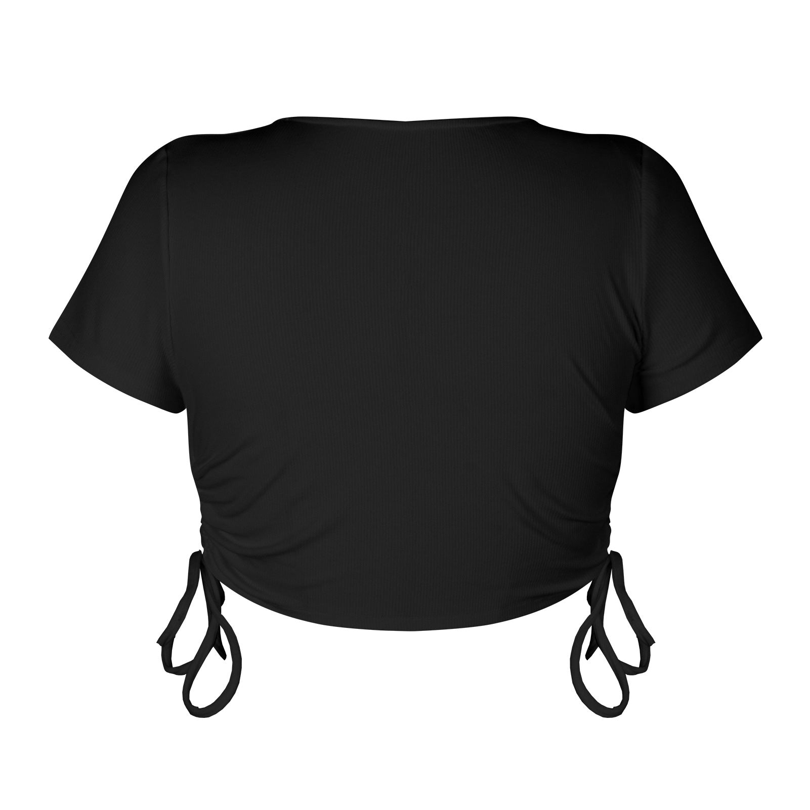 Sexy Crop Top with Drawstring Tie - Busy Bee Bazaar