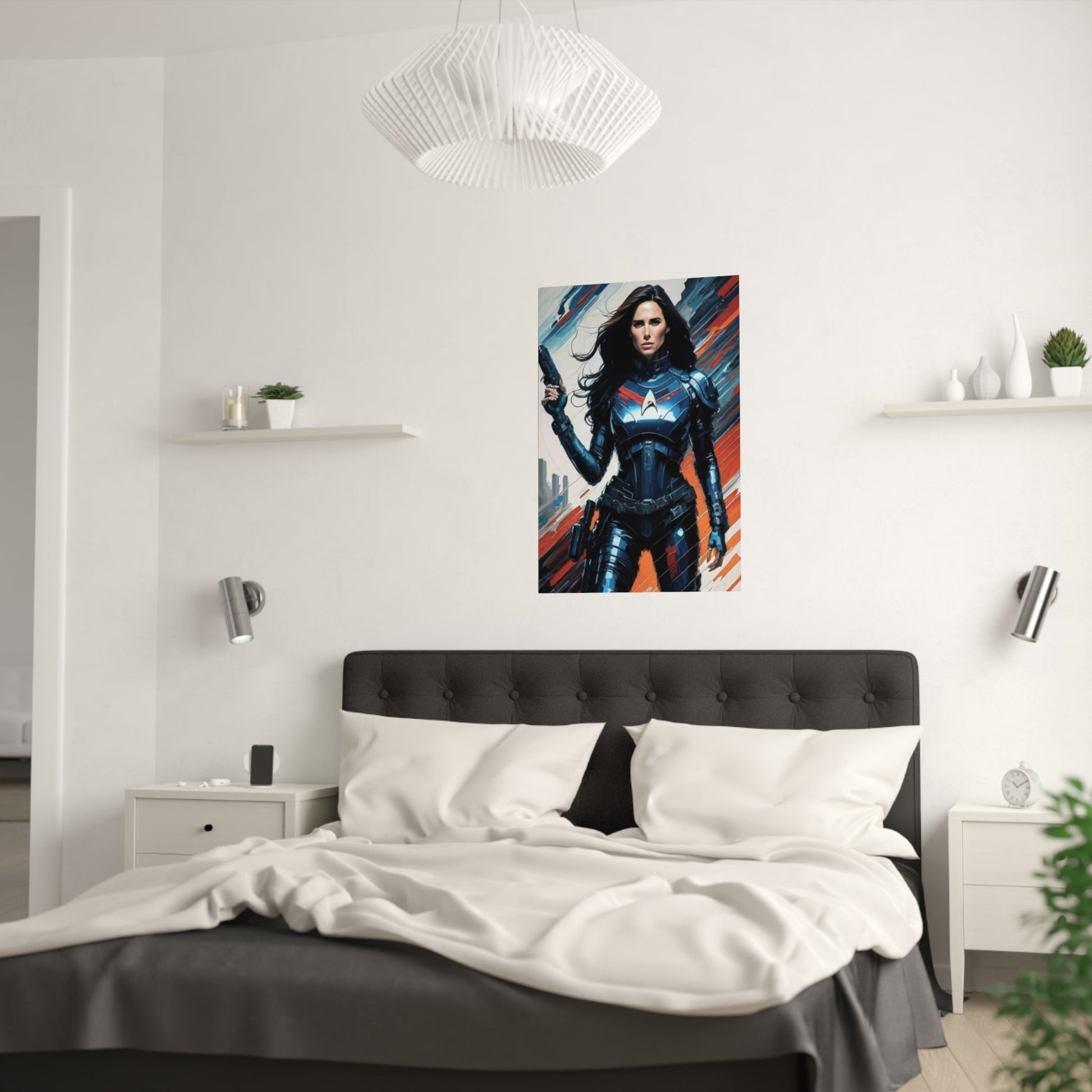 sexy female super hero poster - Busy Bee Bazaar