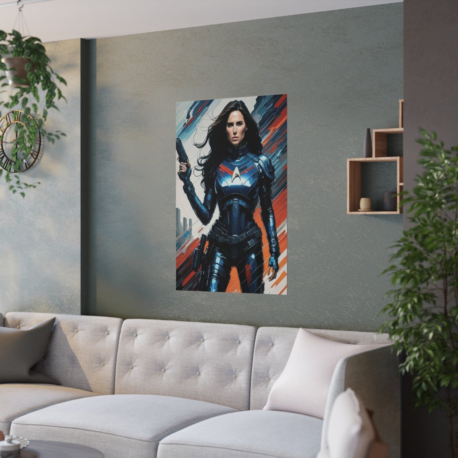 sexy female super hero poster - Busy Bee Bazaar