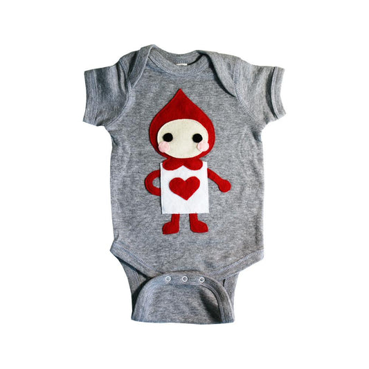 The Trumps - Heart - Alice's Adventure in Wonderland - Infant Bodysuit - Busy Bee Bazaar