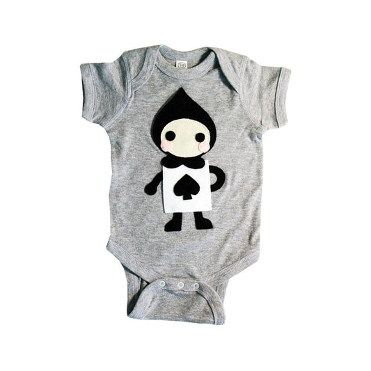 The Trumps - Spade - Alice's Adventure in Wonderland - Infant Bodysuit - Busy Bee Bazaar