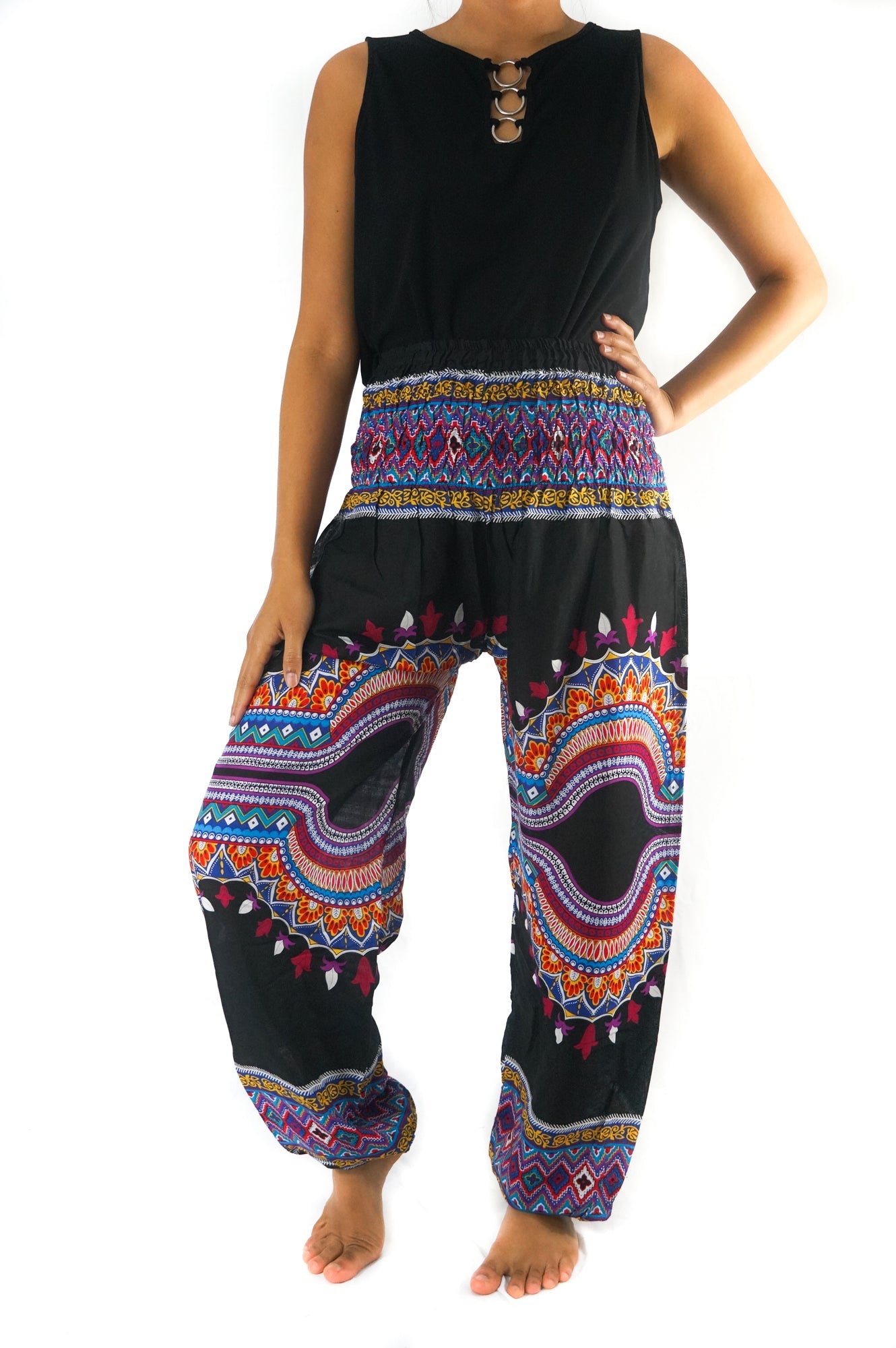 Tribal Harem Pants, Hippie Pants, Boho Pants, Festival Pants - Busy Bee Bazaar