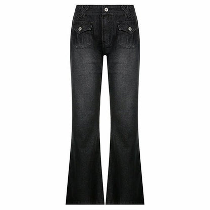 versize Wide Leg Baggy Pants Casual Cargo Trousers - Busy Bee Bazaar