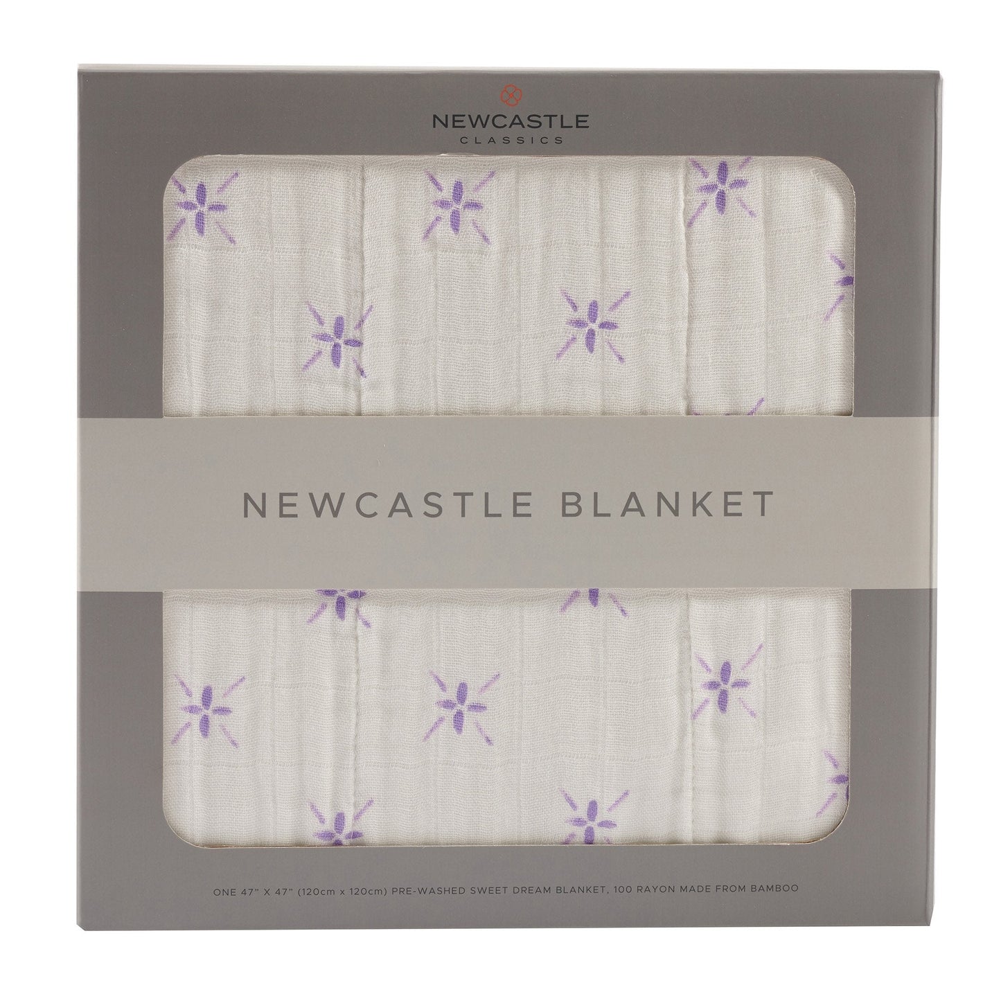 Watercolor Star and White Newcastle Blanket - Busy Bee Bazaar