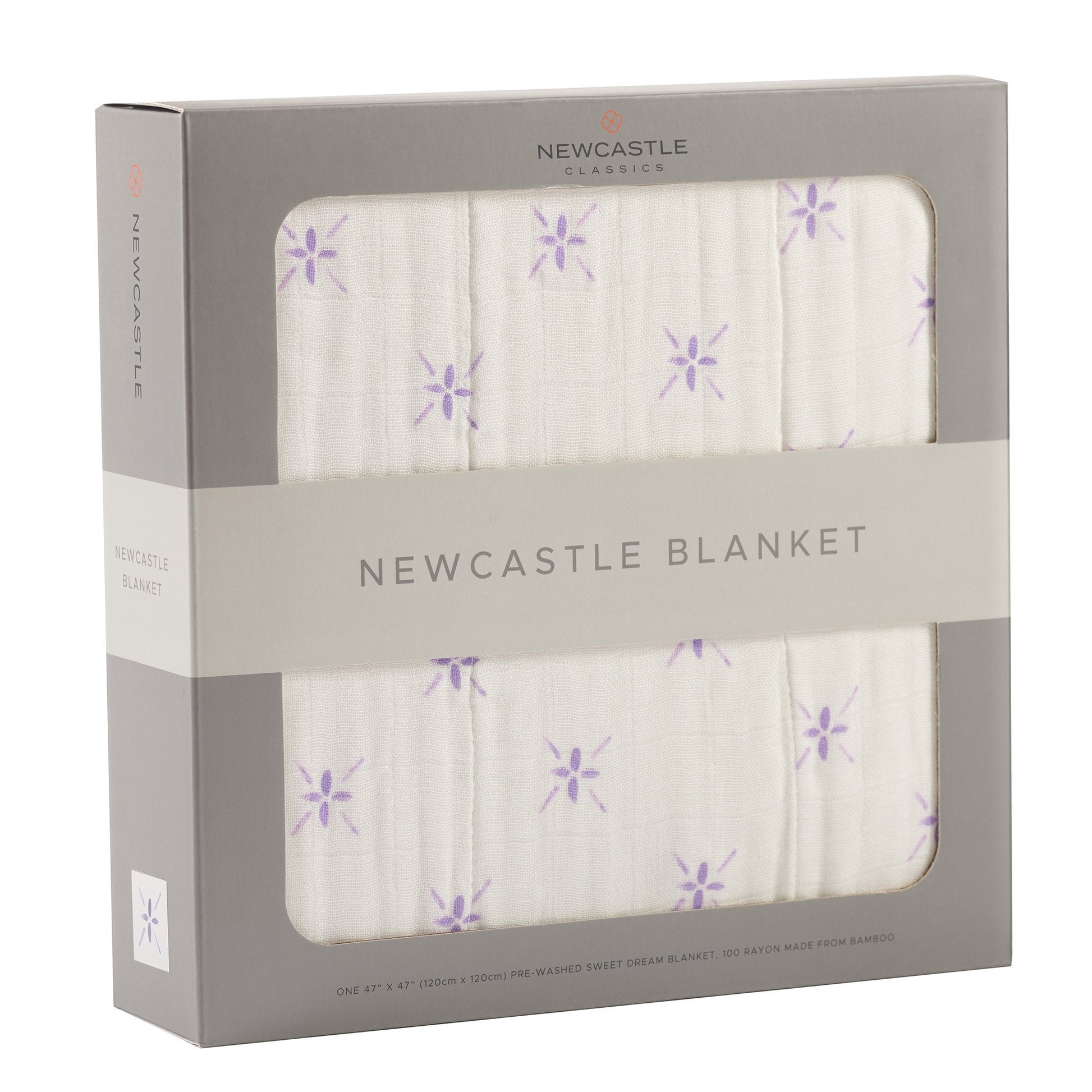 Watercolor Star and White Newcastle Blanket - Busy Bee Bazaar