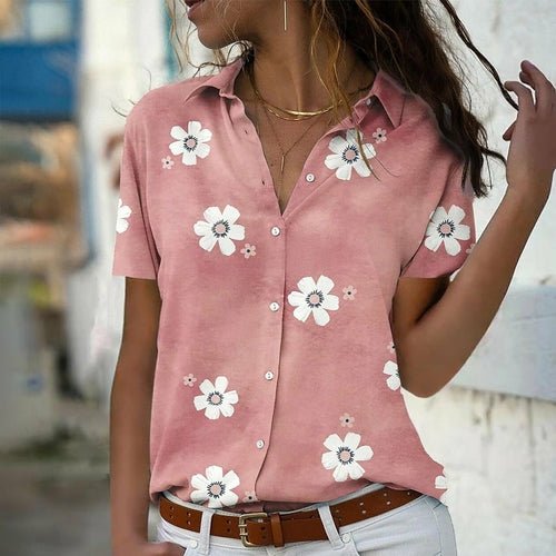 Women Shirt Loose Long Sleeve Shirt - Busy Bee Bazaar