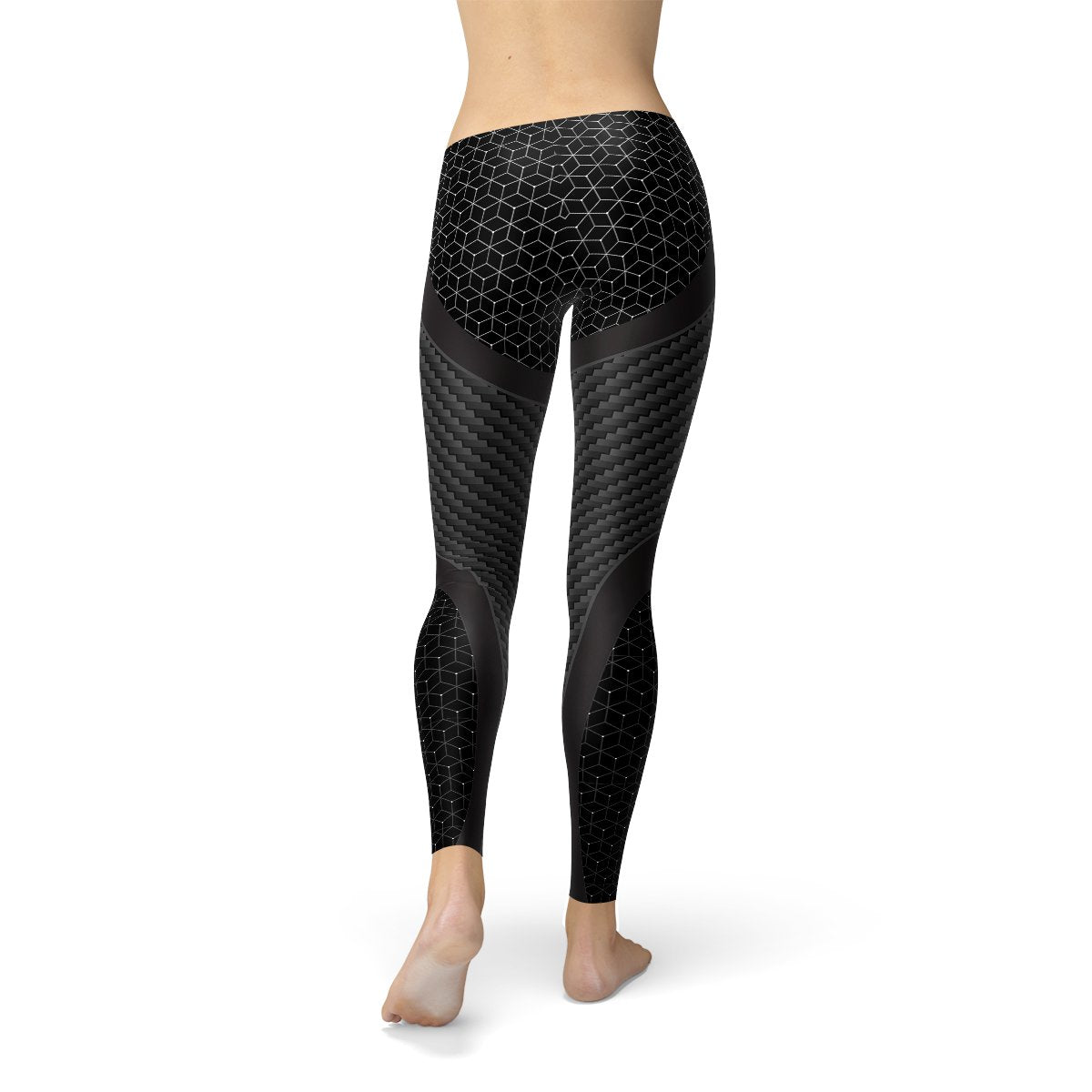 Womens Carbon Fiber Sports Leggings - Busy Bee Bazaar
