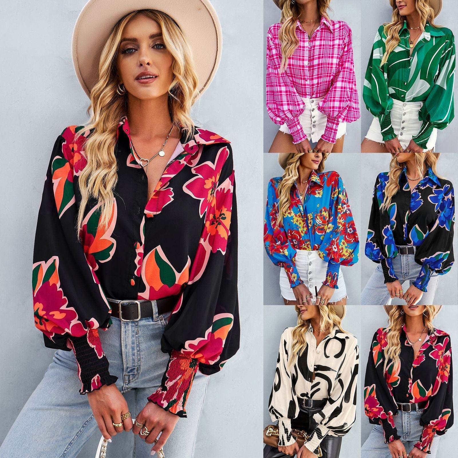 Women's Commuter Shirt Long Sleeve Basic Top - Busy Bee Bazaar