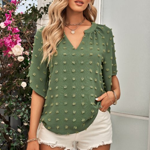 Womens V Neck Batwing Summer Top - Busy Bee Bazaar